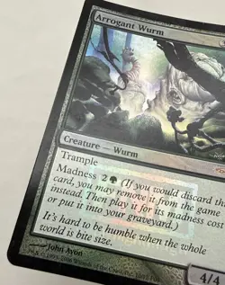 Arrogant Wurm x2 *FOIL* MTG FNM Promo DCI 2x Magic Very Good Moderate Play VG MP - Image 4