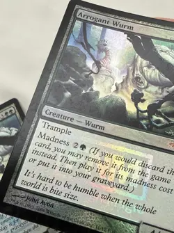 Arrogant Wurm x2 *FOIL* MTG FNM Promo DCI 2x Magic Very Good Moderate Play VG MP - Image 5