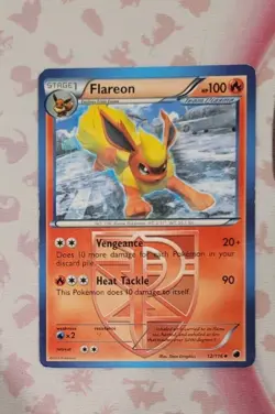 2 Black And White Umbreon (HP) And Flareon (MP) Team Plasma Pokemon Card Lot - Image 4