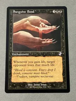 MTG Sanguine Bond Retro Frame TSR Time Spiral Remastered NM - Image 1