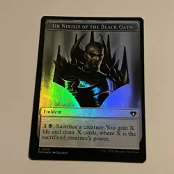 Eldrazi Spawn (0003) // Emblem - Ob Nixilis of the Black Oath (0052) Double-Side - Image 1