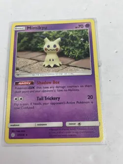 Pokemon Mimikyu 97/236 Cosmic Eclipse Rare Card Near Mint - Image 2