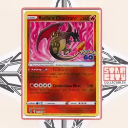 Radiant Charizard 011/078 *NEAR MINT* Pokemon GO Holo - Image 1