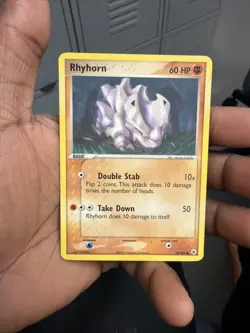 Rhyhorn 70/101 EX Hidden Legends - Common Pokemon Card - NM/Mint - Image 1
