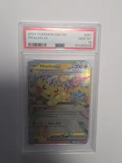 2024 POKEMON SSP EN-SURGING SPARKS #057 PIKACHU ex - PSA 10 - Image 2