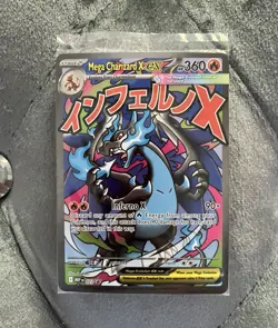 Sealed Mega Charizard X EX 023 Me: Mega Evolution Promo Holo 360 HP English - Image 1