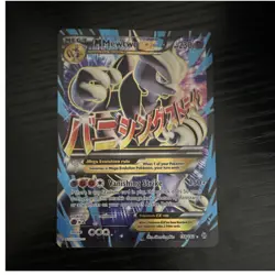 The Pokemon Company M Mewtwo EX Mega Full Art Holo Ultra Rare 159/162 230 HP - Image 1
