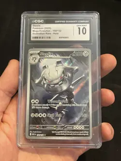 Pokemon Steelix 150/132 Illustration Rare Mega Evolution - CGC 10 - Image 2