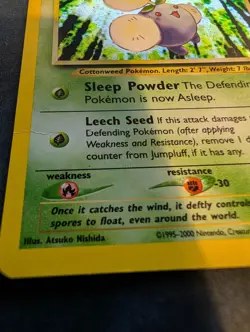 Pokemon Card Jumpluff 7/111 Neo Genesis Rare Holo - Image 4