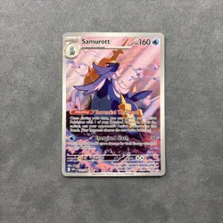 Pokemon TCG Samurott 107/086 White Flare Illustration Rare Holo Card, Pack Fresh - Image 1