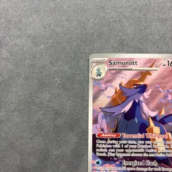 Pokemon TCG Samurott 107/086 White Flare Illustration Rare Holo Card, Pack Fresh - Image 3