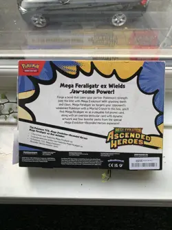Pokemon TCG: Mega Evolution Ascended Heroes Mega Feraligatr Ex Box | Box dmg | - Image 2