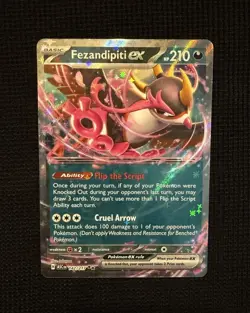 Pokemon TCG Ascended Heros Fezandipiti EX 142/217 - Image 1