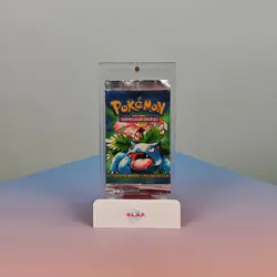 BASE SET POKEMON VENUSAUR BOOSTER PACK GERMAN 1999 SEALED - Image 1