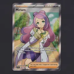 Miriam 238/198 Scarlet & Violet Base Full Art Ultra Rare Pokemon TCG NM 🔥 - Image 1