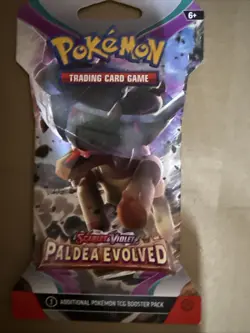 Pokemon TCG Scarlet & Violet Paldea Evolved Sleeved Booster Pack - Image 2