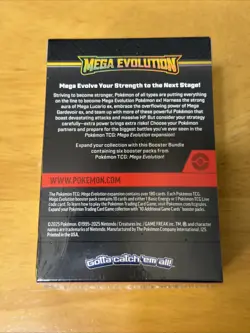 Pokemon TCG Mega Evolution Booster Bundle Sealed 6 Booster Packs - Image 2