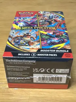 Pokemon TCG Mega Evolution Booster Bundle Sealed 6 Booster Packs - Image 3