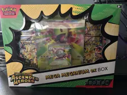 Pokemon 3x Lot Ascended Heroes Mega ex Box Set Meganium ~Emboar~ Feraligatr TCG - Image 3