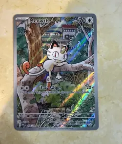 The Pokemon Company Meowth 106/094 Me02 Phantasmal Flames IR Holo English - Image 1