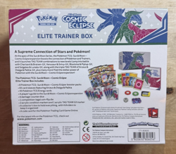 Pokemon Sun & Moon Cosmic Eclipse Elite Trainer Box ETB Factory Sealed - Image 2