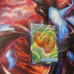 Pokemon Buddy-Buddy Poffin 167/132 ME01: Mega Evolution Ultra Rare Holo Trainer - Image 3