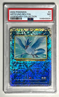 2002 Pokemon Legendary Collection- Articuno #2 Reverse Holo- PSA 7 - Image 2