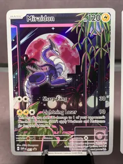 Pokemon TCG Full Art Holo Rare Miraidon 013 & Koraidon 014 S&V Promos NM - Image 2