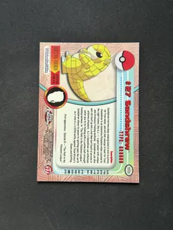 2000 TOPPS CHROME POKEMON T.V. SPECTRA #27 SANDSHREW - Image 2