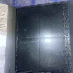 Ultra PRO Pokemon 4 Pocket Premium Snap Binder Blue Premium Leatherette Cover - Image 5