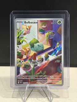 Pokemon TCG: S&V Stellar Crown - Bulbasaur IR 143/142 - NM+ - Image 1