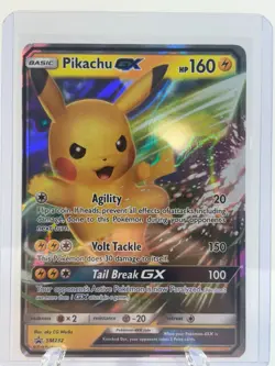 Pikachu GX SM232 Black Star Promo - 2019 Detective Pikachu Pokemon TCG - Image 1