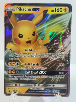 Pikachu GX SM232 Black Star Promo - 2019 Detective Pikachu Pokemon TCG - Image 2
