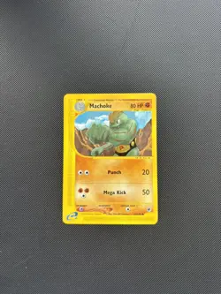 Pokemon Card Expedition Base Set Machoke 85/165 E Series Pokemon TCG - Image 3