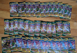 36 Count Pokemon Evolving Skies TCG Loose Booster Packs Factory Sealed - Image 1