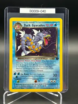Pokemon TCG Dark Gyarados 8/82 Team Rocket B0009-040 - Image 1