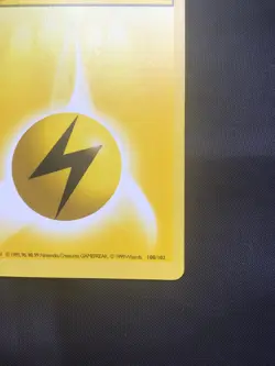 Pokemon Cards: Base Set 1st Edition Common: Lightning Energy 100/102 - Image 4