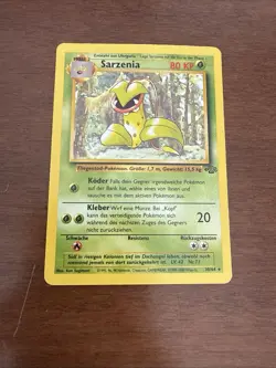 Pokemon Card Victreebel Jungle Rare 30/64 WOTC Played German - Image 1
