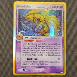 Pokemon TCG Ninetales Delta Species 8/101 Holo Rare English 2006 70HP - Image 1