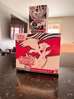 Pokemon White Flare Elite Trainer Box ETB and Booster Bundle Factory Sealed - Image 1