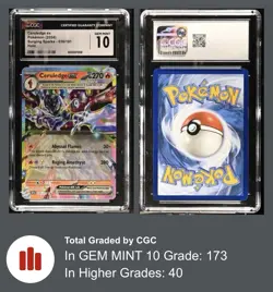 Pokemon Ceruledge ex Surging Sparks 036/191 CGC GEM MINT 10 Holo Double Rare - Image 1
