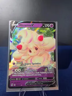 ALCREMIE V 022/073 HOLO V RARE CHAMPION'S PATH POKEMON NEAR MINT - Image 1