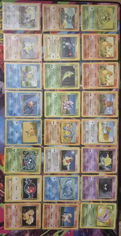 Pokemon TCG Base Set LOT Of 75 Cards! 73/102 Cards! - Image 2