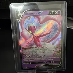 Pokemon TCG Enamorus v 082/196 holo full art rare lost origin near mint - Image 1