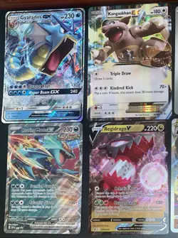 JUMBO Pokemon Lot of 8 - Kangaskhan EX, Flygon, Victini, Leafeon, Infernape - Image 3