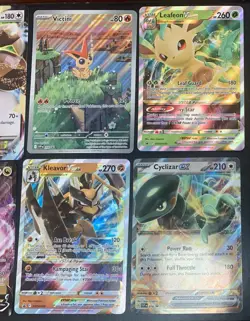 JUMBO Pokemon Lot of 8 - Kangaskhan EX, Flygon, Victini, Leafeon, Infernape - Image 4