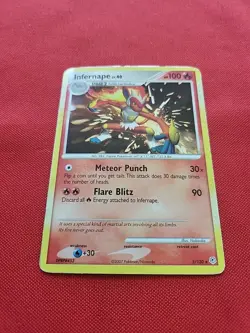 Pokemon: Infernape #5/130 Holo Rare Diamond & Pearl 2007 Vintage - HP - H33 - Image 3