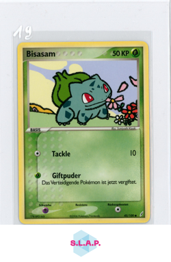 BULBASAUR POKEMON 45/100 EX CRYSTAL GUARDIANS 2006 GERMAN - Image 1