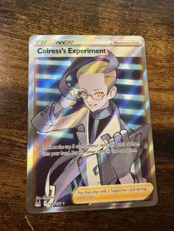 Colress's Experiment (Full Art) - 190/196 Ultra Rare Lost Origin NM Pokemon TCG - Image 1