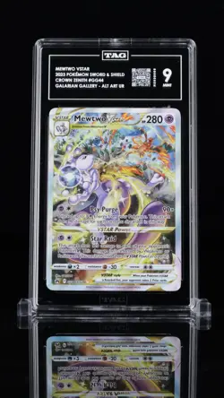 2023 Pokemon SWSH Mewtwo VSTAR Crown Zenith #GG44/GG70 Tag 9 Mint - Image 1